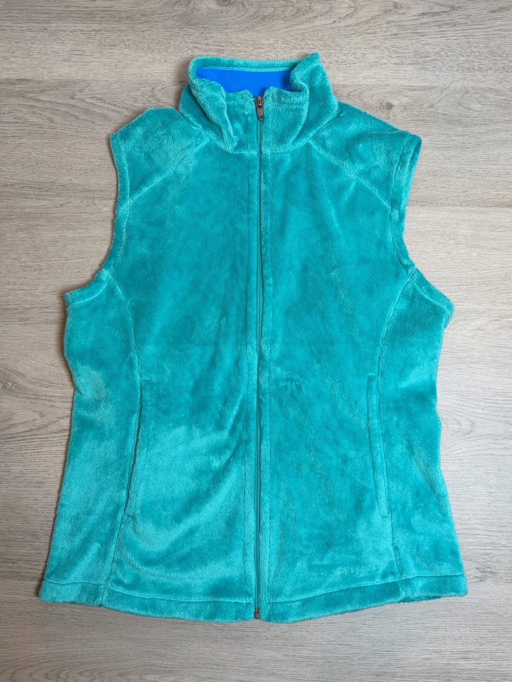 Patagonia Plush Synchilla Full Zip Fleece Vest Teal Women's Medium